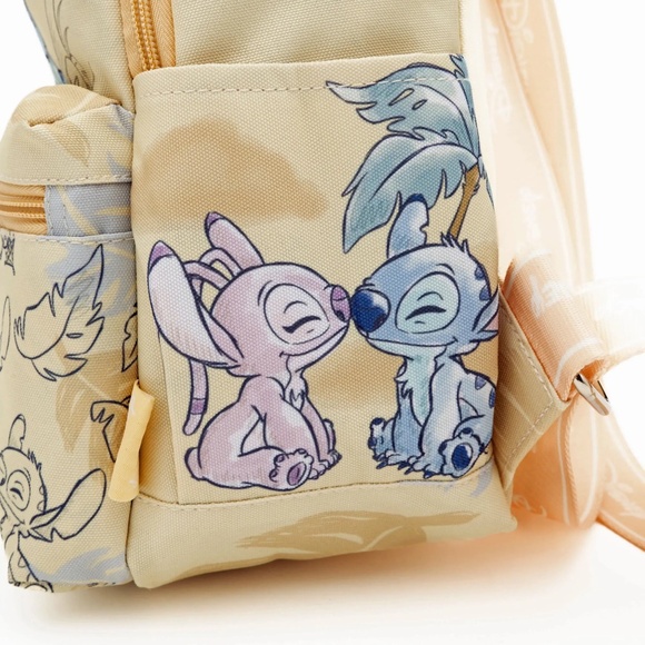 Stitch Mini Backpack – 13” Disney Nylon Bag with Angel & Scrump, Lilo and Stitch main image 8